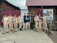 Волонтеры Победы села Сарыг-Сеп навели порядок в доме героя-земляка, павшего смертью храбрых на СВО