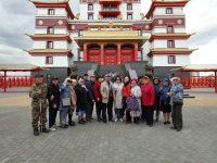 В монастыре  «Тубтен Шедруб Линг» в Туве впервые проведена экскурсия для незрячих с помощью тифлокомментирования