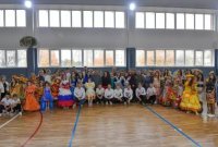 Благодаря шефской помощи Тувы в школе ЛНР восстановлен аварийный спортзал