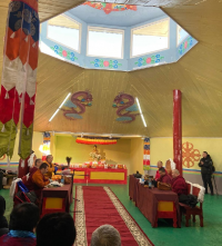 В Тандинском районе открылся буддийский храм "Дагден Донгак Чойлинг"