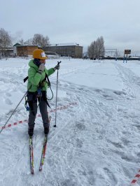 В зимнем спортивном туризме лучшие в Туве школьники пгт Каа-Хем