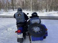 Байкеры из Тувы и Хакасии проехали больше тысячи километров по Саянам на советских мотоциклах