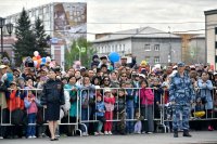 В Кызыле прошел праздничный парад в честь Великой Победы