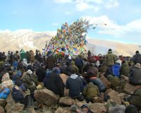 Зачем ежегодно тысячи мужчин Тувы устремляются на вершину священной горы Бай-Тайга?