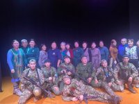 В Эрзине (Тува) представлен спектакль "Мы - тувинцы!" об участниках СВО В Эрзине (Тува) представлен спектакль "Мы - тувинцы!" об участниках СВО