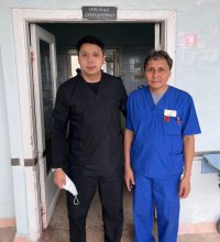 Тувинский врач Эрес Чадамба заведует реанимацией и преподаёт в Бердянском медколледже Запорожской области