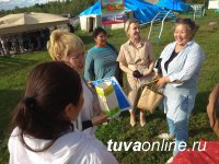 Сенатор Дина Оюн побывала в детском лагере отдыха "Чодураа", которому предстоит реконструкция