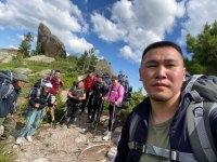Студенты-физкультурники Тувинского госуниверситета в качестве практики прошли недельный тур на Ергаках