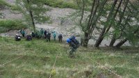 Учителя Тувы испытывают себя на прочность на турслете в горной Монгун-Тайге