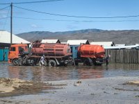 В Кызыле на 5 километре Вавилинского затона после дождя подтопило частные дома