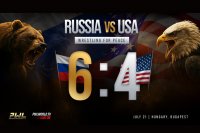 Сборная России выиграла матчевую встречу по вольной борьбе у США 6:4. Победу в копилку России внес Сайын Казырык