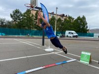 Золотой призер Первенства России по вольной борьбе Аяндай Ондар подтвердил физподготовку золотым знаком ГТО