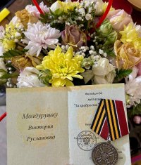 Для меня самая большая награда - это благодарность бойцов - медик Виктория Молдурушку (Тува)