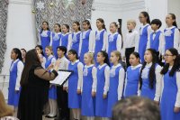 В Кызылском колледже искусств состоялся ежегодный Рождественский концерт хоровой музыки