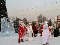 В столице Тувы торжественно открыли главную городскую елку