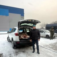Пий-хемский фермер Кудер Дамдын передал к новогоднему столу землякам на передовой СВО 5 туш баранины