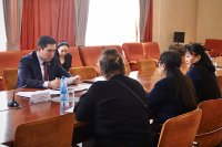 Мэр Кызыла Айдын Сарыглар провел первый личный прием гражда