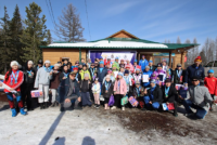 104 годовщину основания МВД по Туве отметили лыжными гонками среди детей