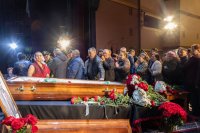 В Туве день траура. Простились с первым президентом республики Шериг-оолом Ооржаком. Его прах будет развеян в родном кожууне