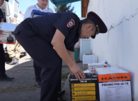 МВД Тувы передало для бывших сотрудников на СВО мотоцикл, генераторы и другую технику