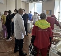 Детей, пострадавших в Туве на пожаре, санавиацией доставили в Нижний Новгород