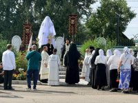 В  Кызыле на территории Воскресенского собора открыт памятник канонизированному императору Николаю II
