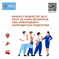 Соцфонд компенсирует бизнесу до 6 МРОТ за трудоустройство льготников