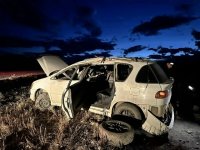 В Бай-Тайгинском районе Тувы в результате опрокидывания автомобиля пострадали пять человек